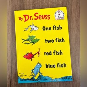 Dr.Seuss One Fish Two Fish Red Fish Blue Fish Book